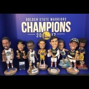 2017 complete Warriors bobble head set.  Unopened box set. Never touched.